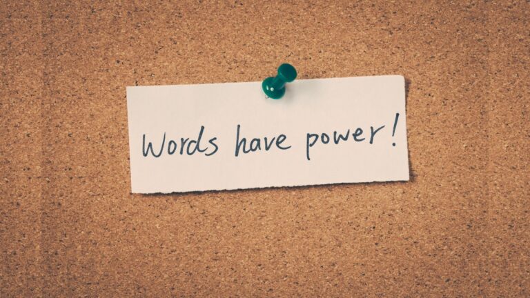 power of words